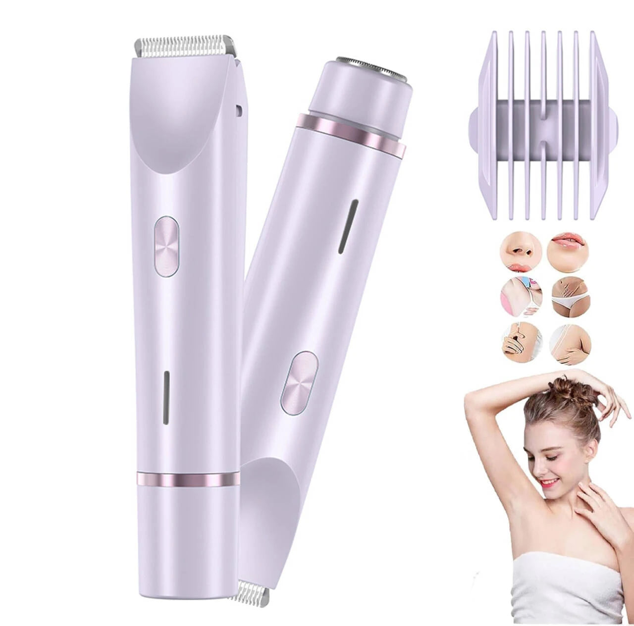 Women's Dual-Head Electric Trimmer & Shaver