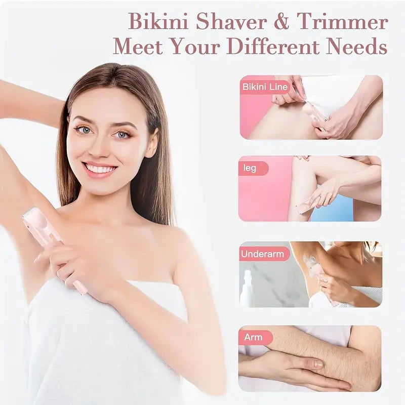 Women's Dual-Head Electric Trimmer & Shaver