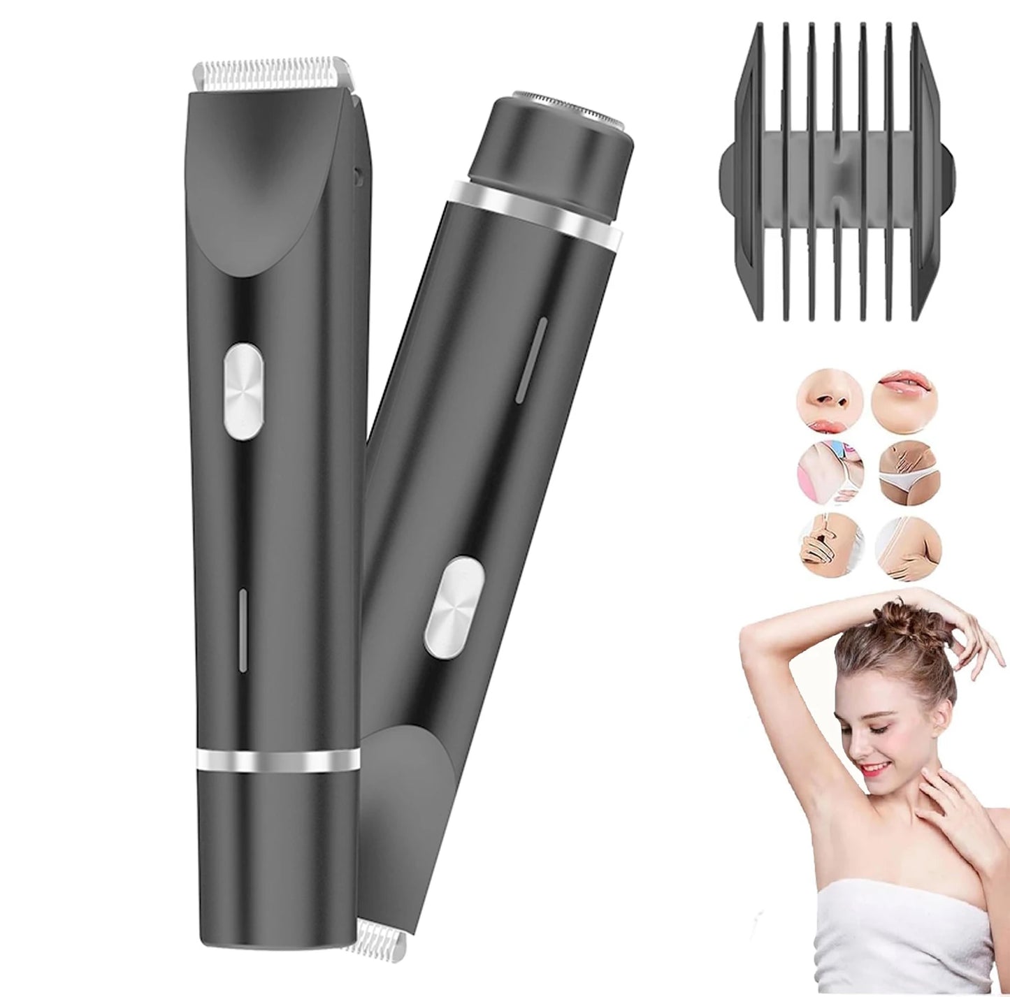 Women's Dual-Head Electric Trimmer & Shaver